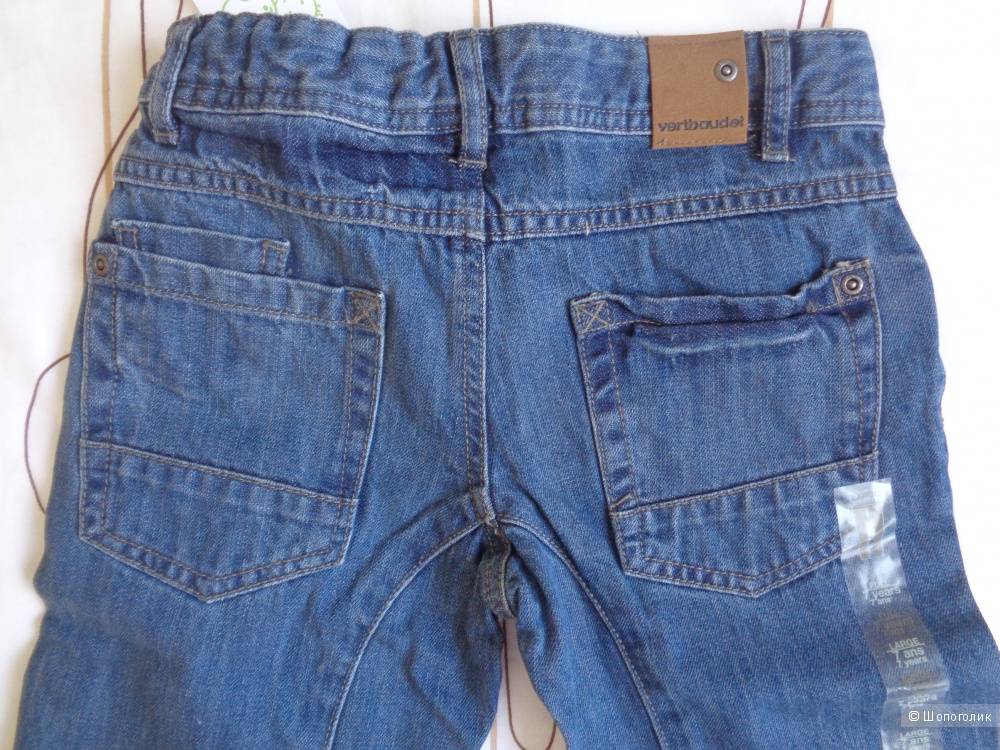 Новые джинсы full fit Vertbaudet Франция 120 см для мальчика