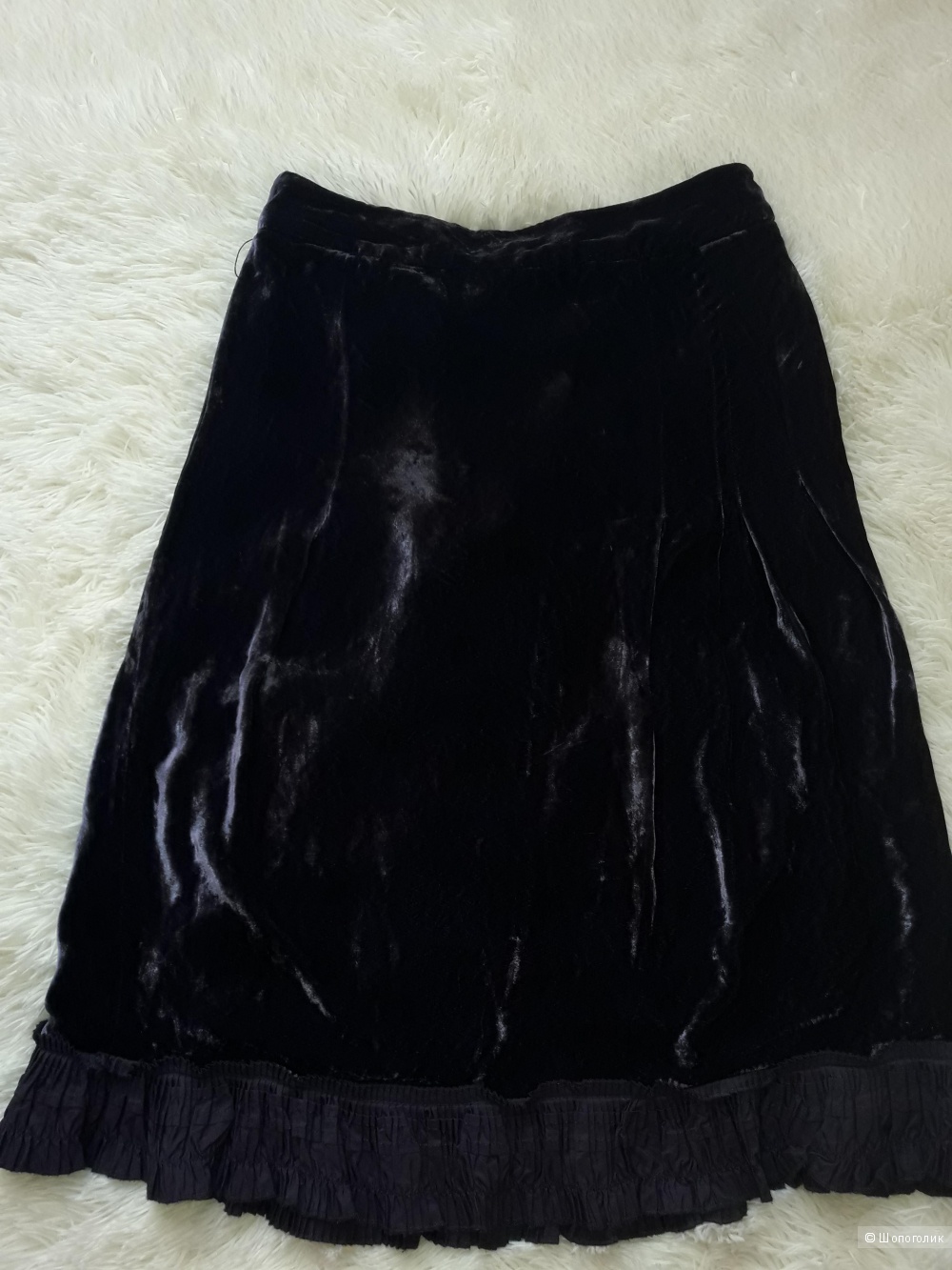 Актуальная бархатная юбка Apriori размер 42.