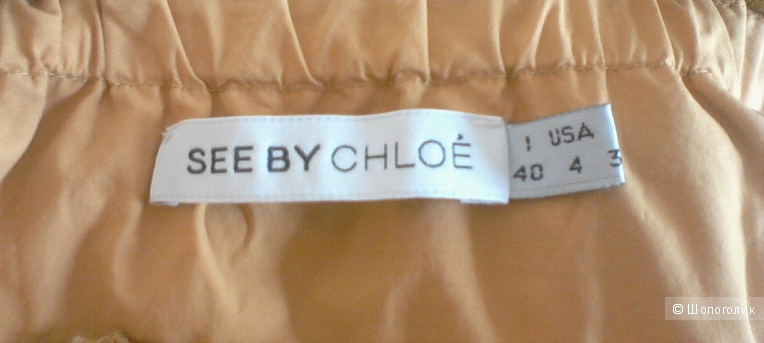Яркое летнее платье See By Chloe, размер S, 100 % хлопок