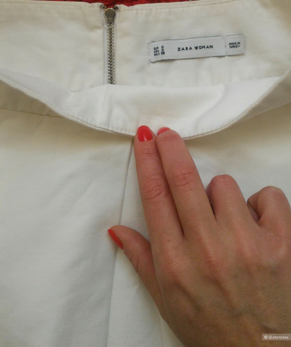 Белоснежная юбка Zara, размер S