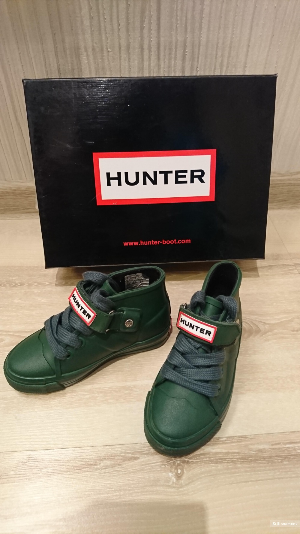 Резиновые кеды Hunter, UK 7,24 размер