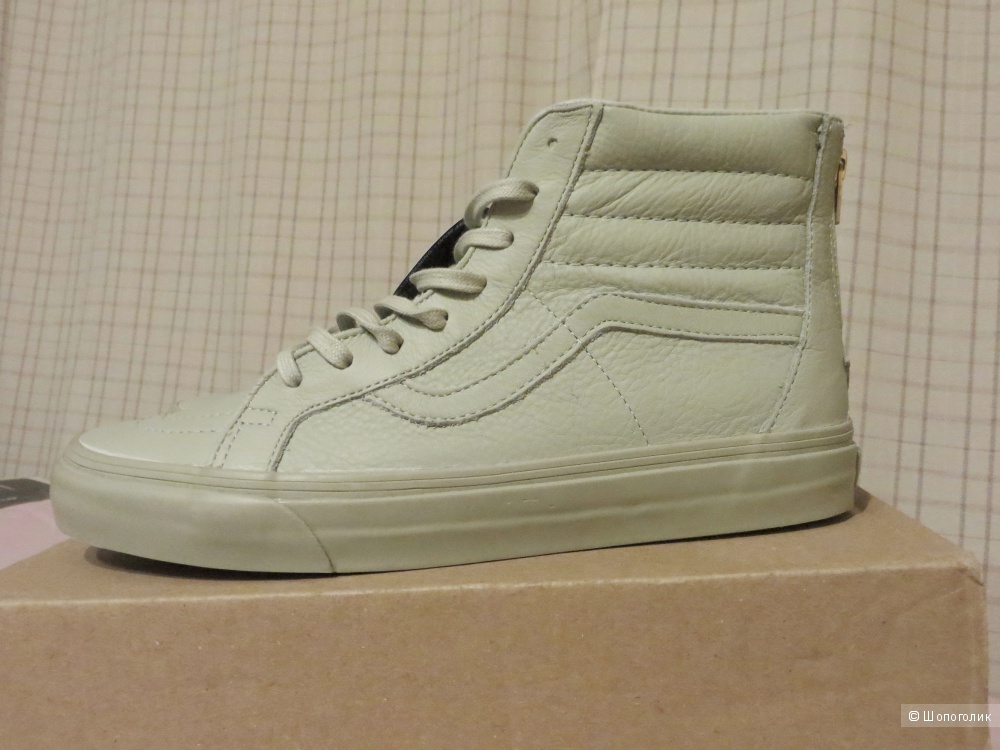 Высокие кожаные кеды Vans-SK8-Hi Reissue CA размер 9,5US