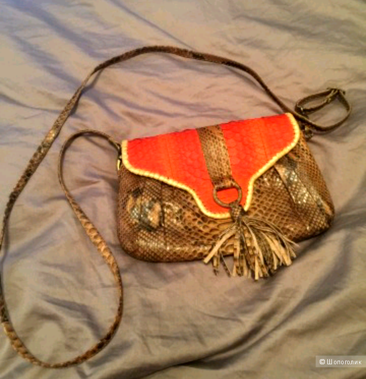Сумка cross body из Натурального Питона. Бали