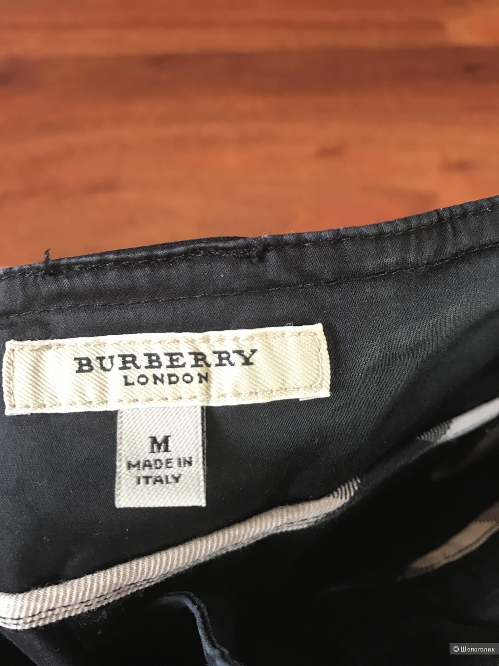 Брюки Burberry серо-чёрные размер M оригинал Италия