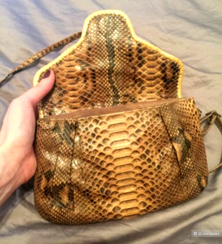 Сумка cross body из Натурального Питона. Бали