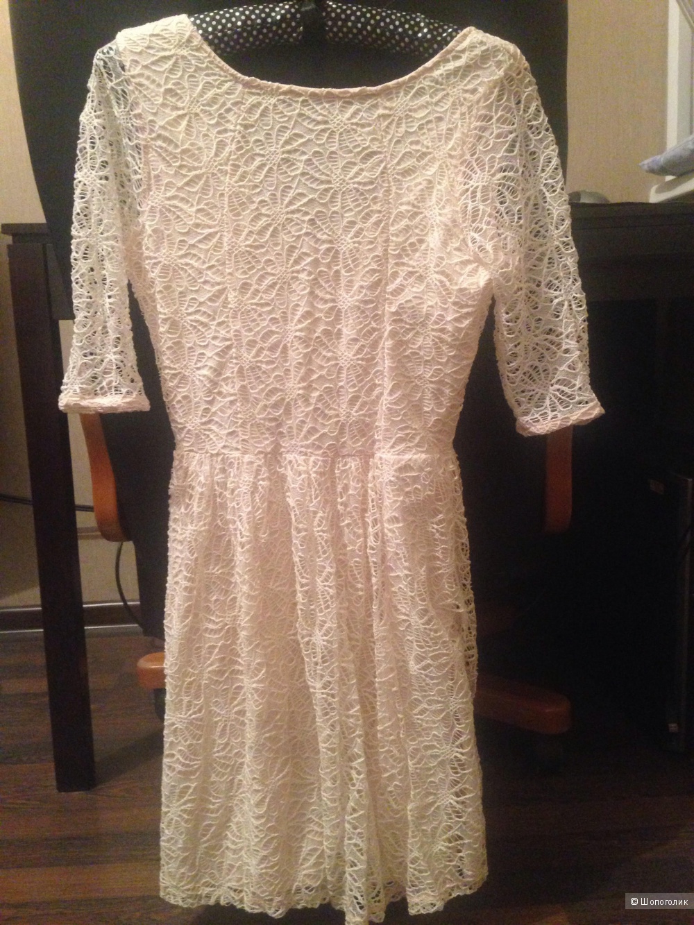 Короткое приталенное платье из кружева ASOS, размер 42/44