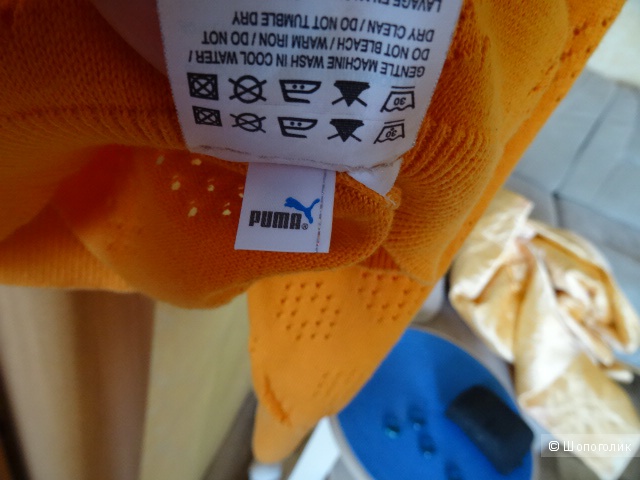 Мужской джемпер цвета "апельсинка", Puma, размер XXL,б/у