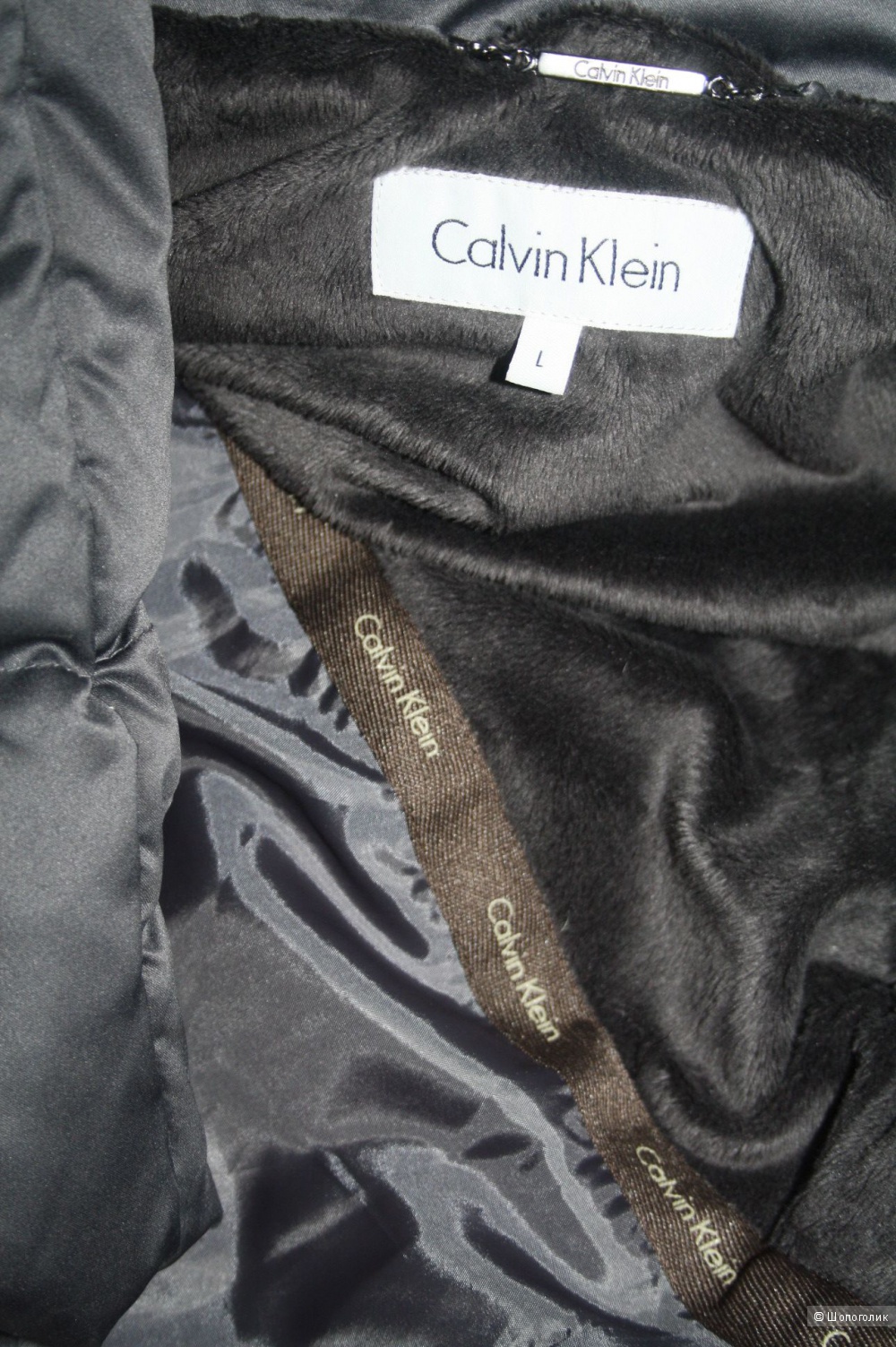 Оригинал. Calvin Klein Зимний пуховик 48-50р