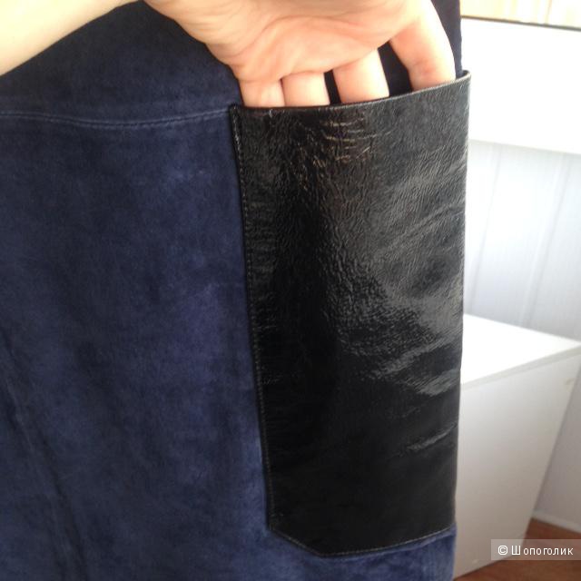 Замшевая юбка ASOS (42-44 размер)