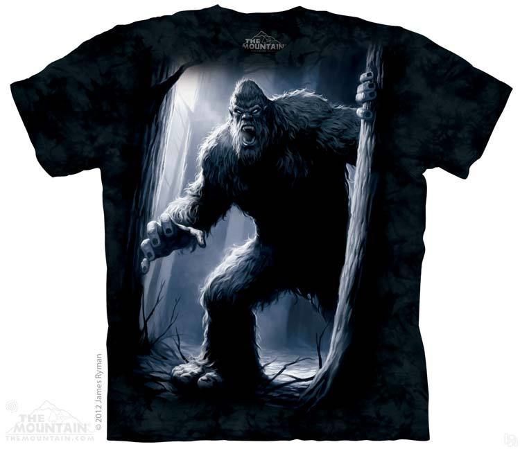 Мужская футболка  the mountain Yeti - Снежный человек