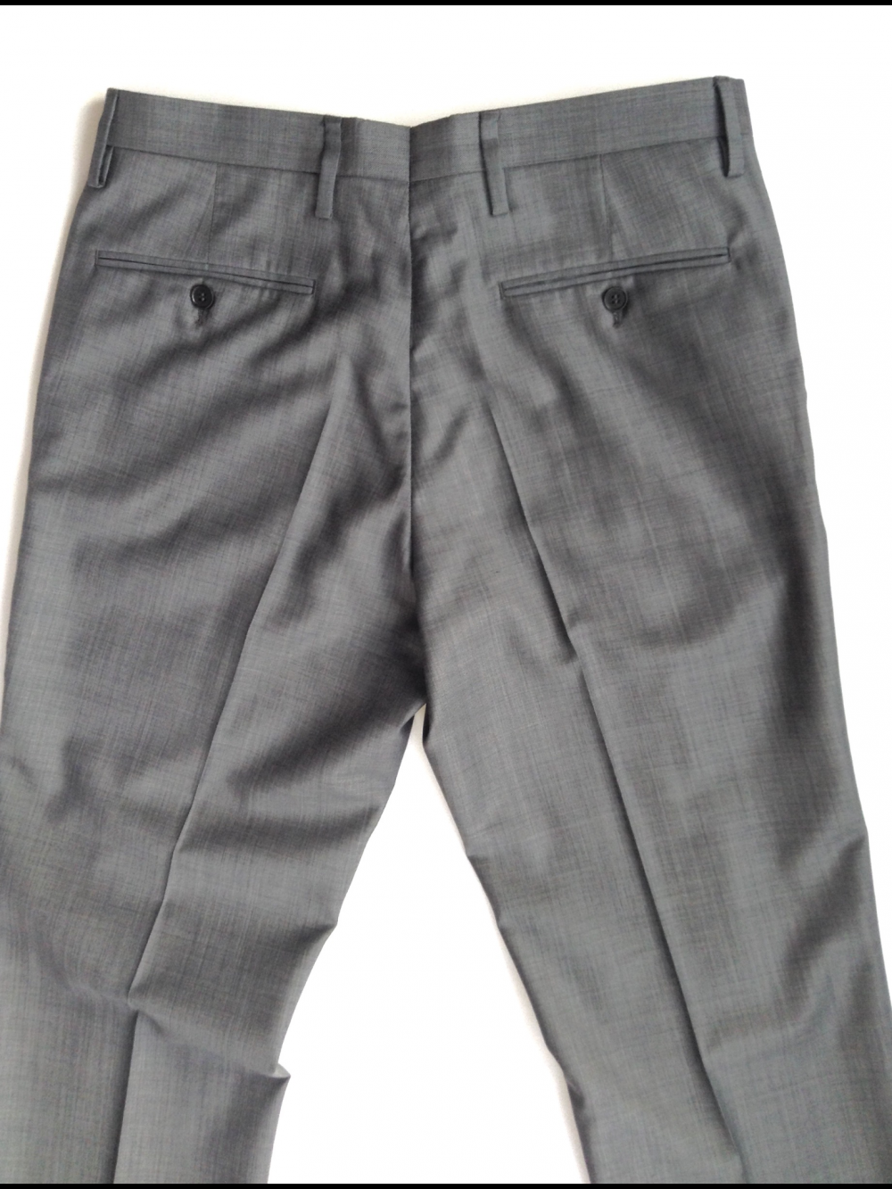 Классические мужские брюки, серые, на 46 (32/32) р., River Island, б/у 1раз