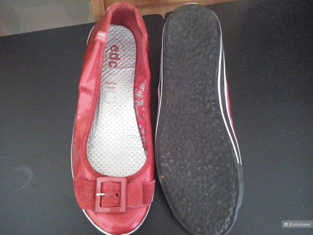 Новые балетки EDC by ESPRIT из натуральной кожи.