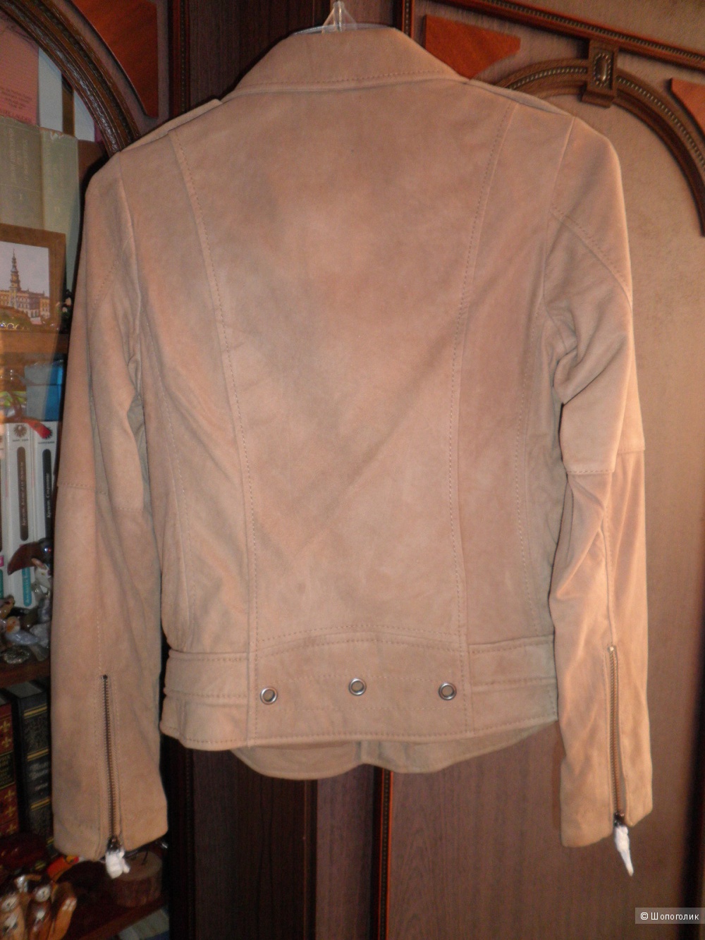 Куртка кожаная женская (новая), размер XS