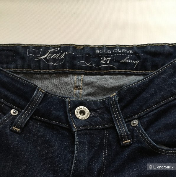 Классические джинсы Levi's skinny Bold Curve, размер 27 S, маленький М