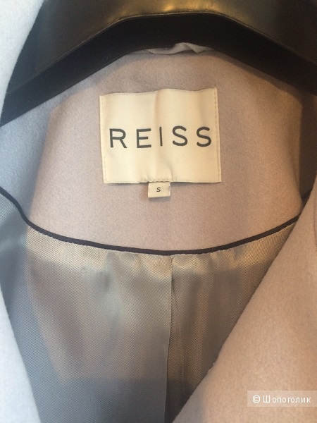 Светло-серое пальто REISS / XS-S