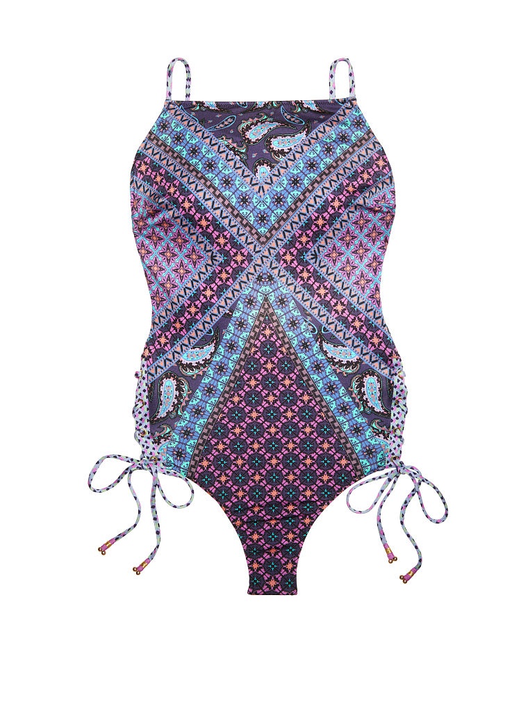 Victoria's Secret слитный купальник, размер М, цветной (Foulard Patchwork)