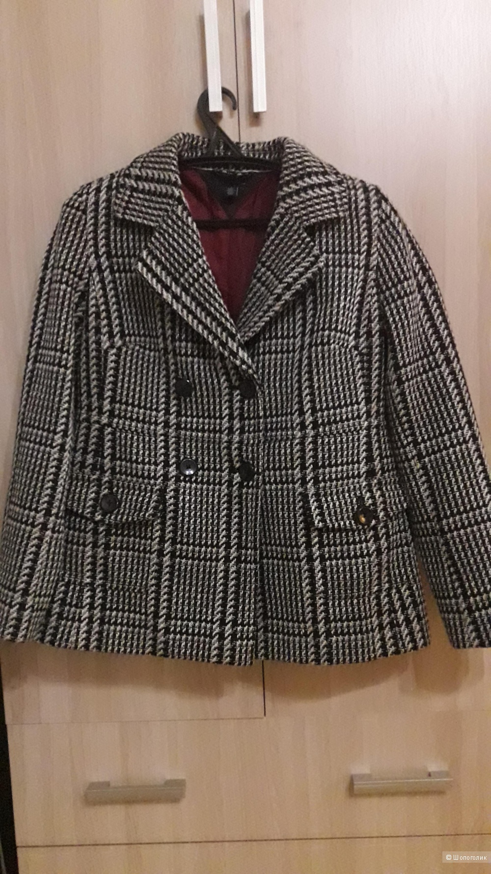 Пальто короткое Tommy Hilfiger 48 размера.