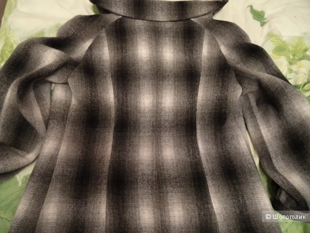 Пальто в серых тонах, размер 42-44, б/у