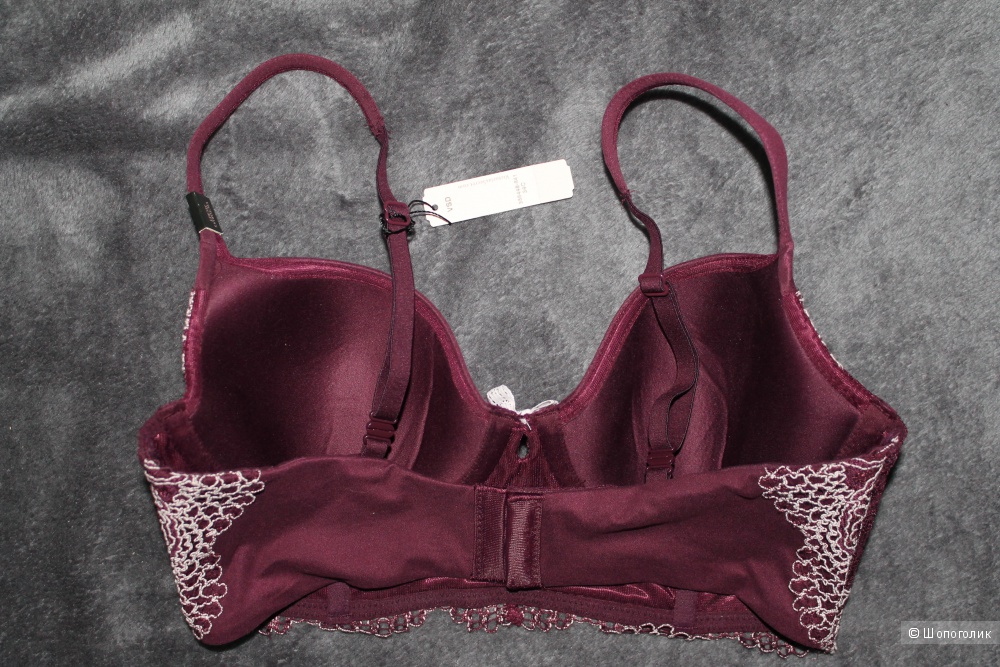 Victoria's Secret бюстье 34С, цвет бордо (Ruby wine)