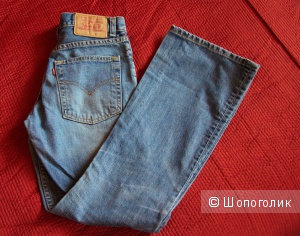 Джинсы Levis 525 маркировка W26 L30