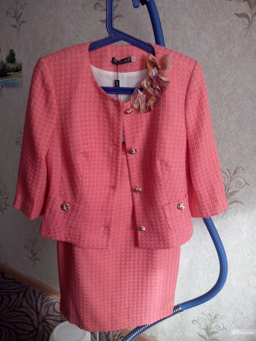 Новый костюм 3-ка "Настурция", белорусского бренда NOCHE MIO, р. 44-46