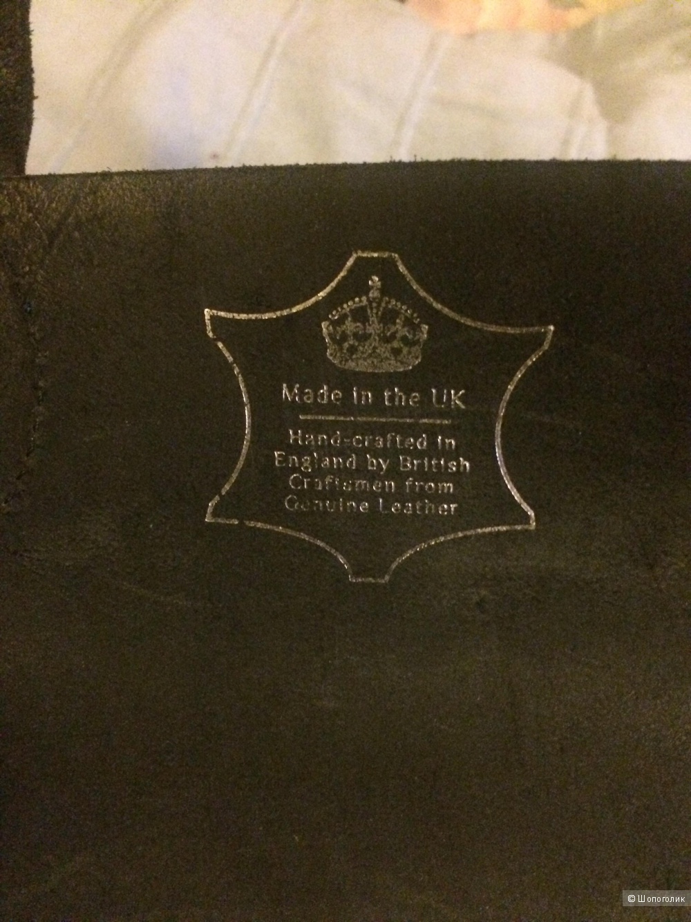 The leather satchel co темно синий 12.5