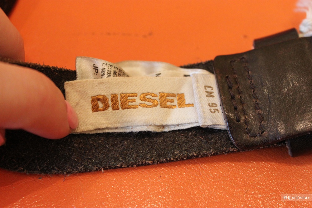 Новый кожаный ремень Diesel 130 см ( ОТ от 95 см)