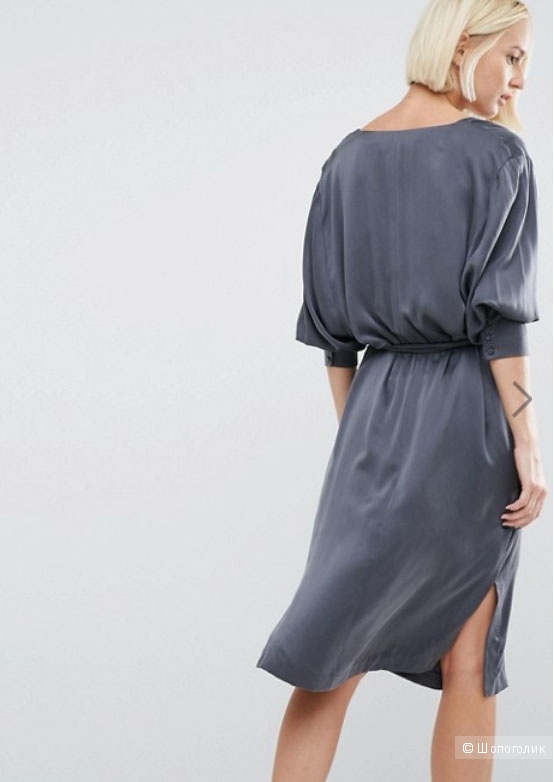 Шикарное новое шелковое платье Selected, размер 38 EU (10Uk)