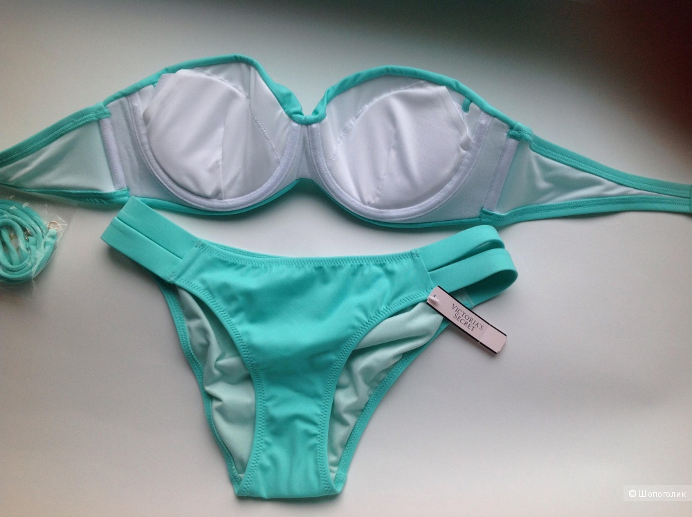 Купальник Victorias Secret 34B 75В 70С push-up низ XS или М самая красивая модель бандо