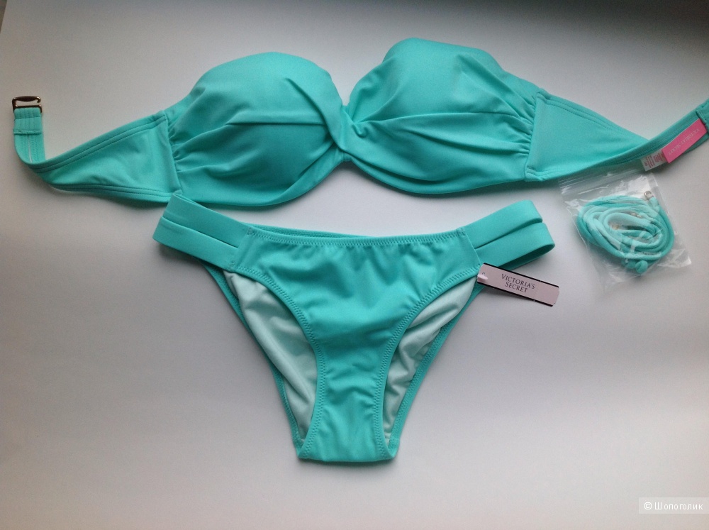 Купальник Victorias Secret 34B 75В 70С push-up низ XS или М самая красивая модель бандо