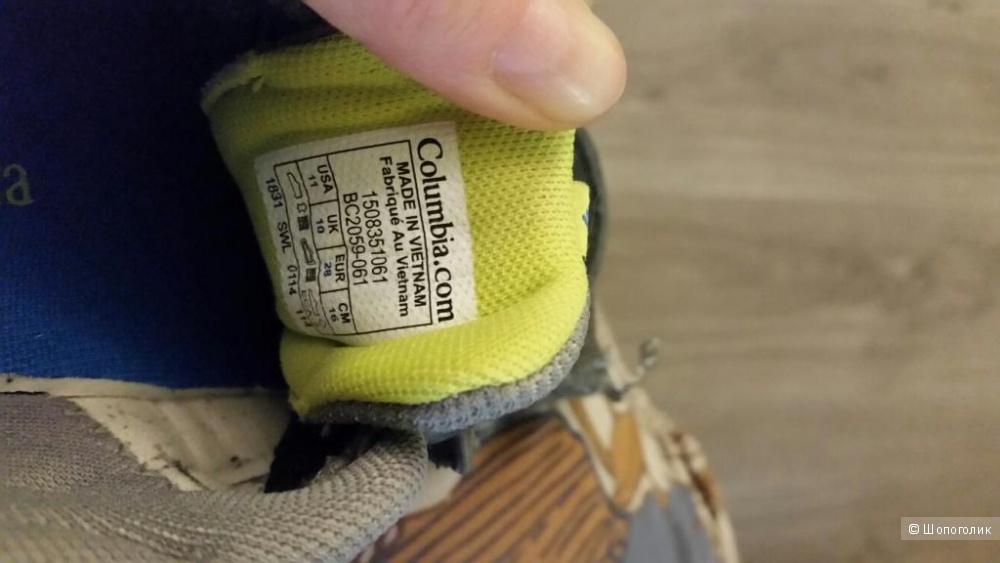 Кроссовки Columbia детские на 28р-р (18 см)