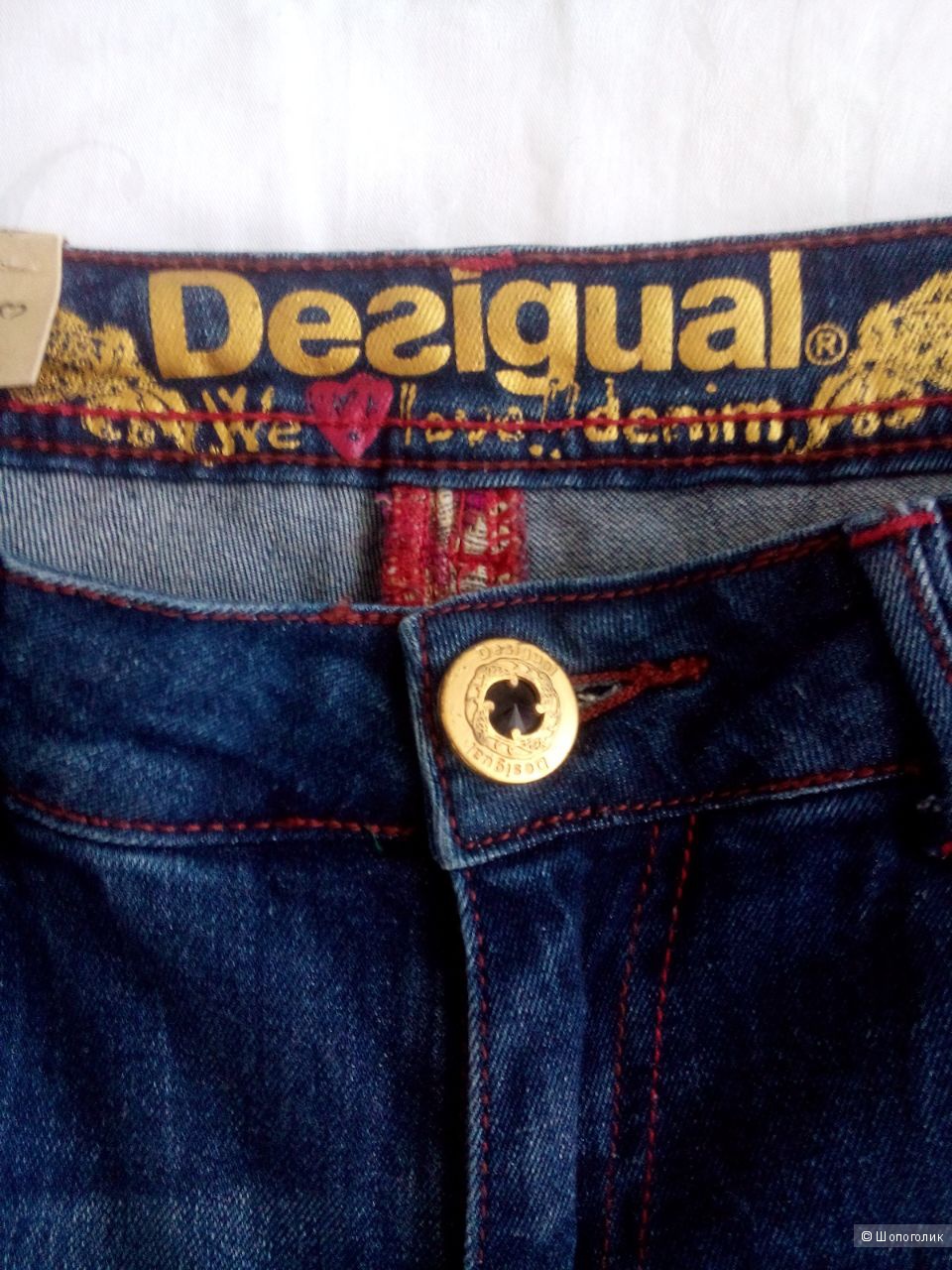 Джинсы desigual slim fit. Размер 32 (росс 46-48)