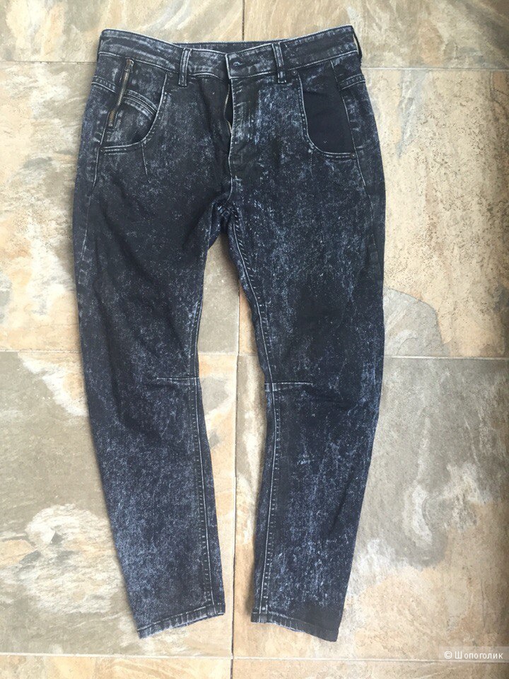 Черные джинсы-бойфренды diesel black gold