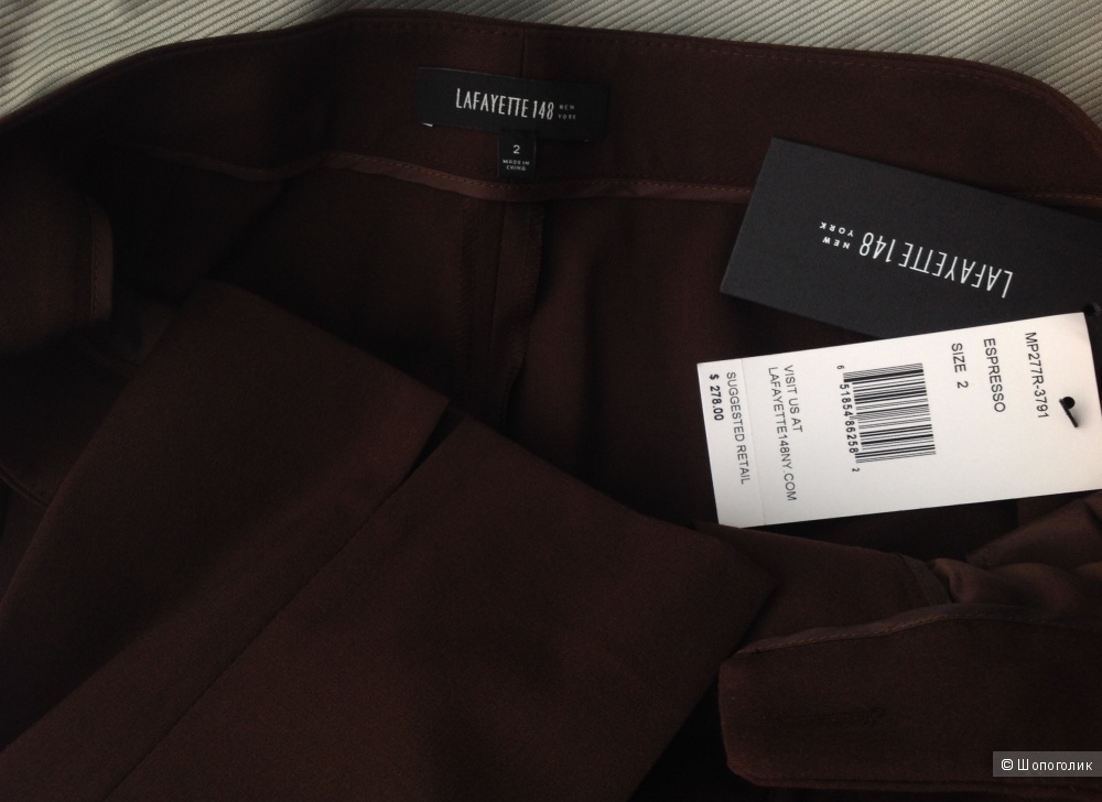 Классические брюки Lafayette 148 New York 'Irving' Stretch Wool Pants