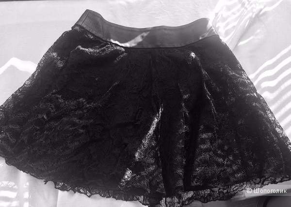 Черная кружевная юбка Alice+Olivia / XS