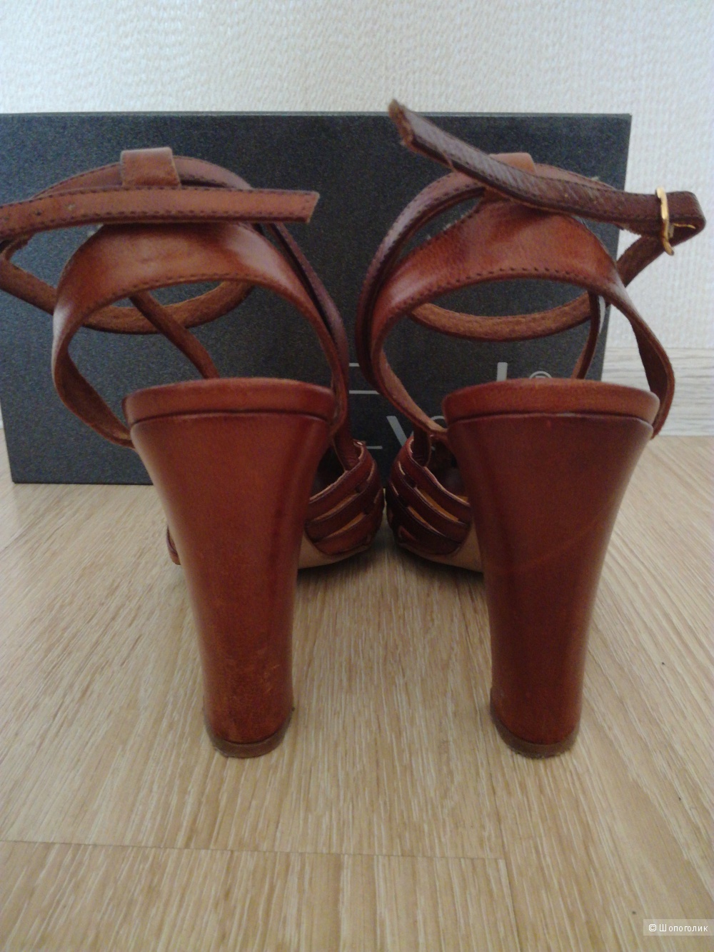 Босоножки кожаные Evado 37-37,5 размер