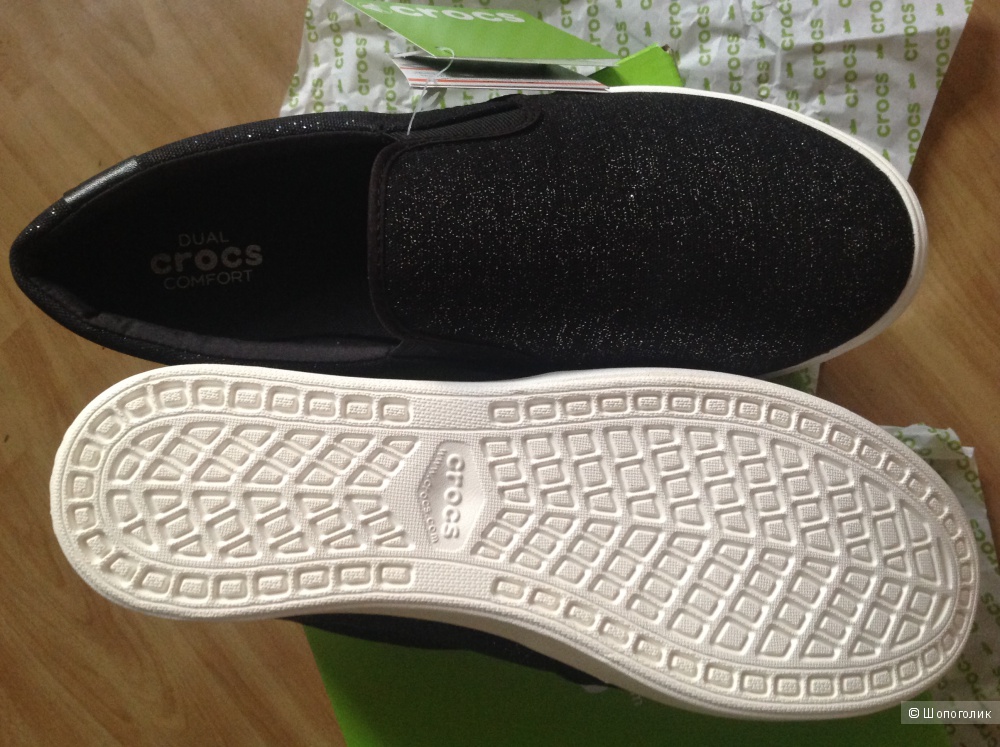 Новые слипоны Crocs, 40 размер