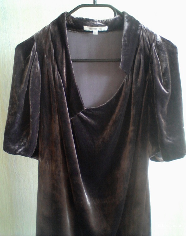 Платье из шелкового бархата Vanessa Bruno, размер S, М