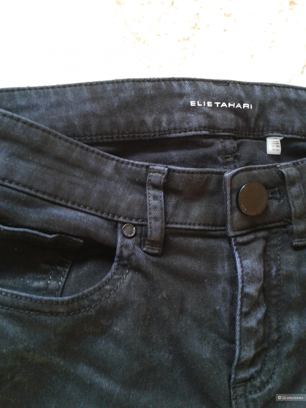 Джинсовые брюки  ELIE TAHARI, 24 размер