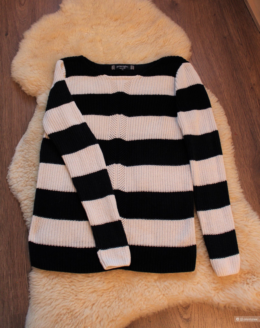 Хлопковый свитер 42-44