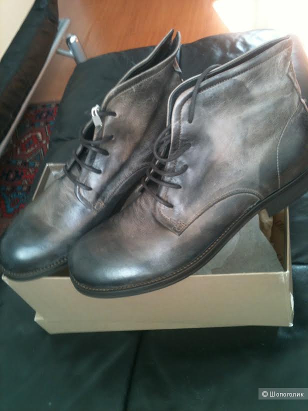 Новые мужские кожаные ботинки PAWELKS, размер 45