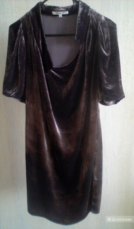 Платье из шелкового бархата Vanessa Bruno, размер S, М