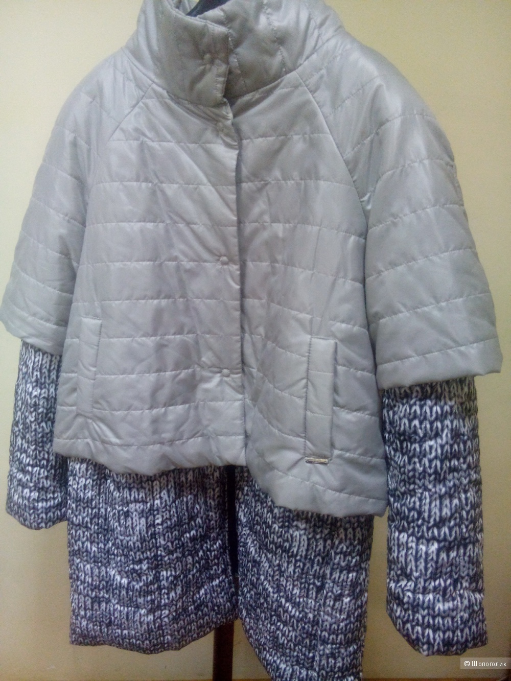 Куртка -пальто двойка LIZA-LU Италия размер 48-50