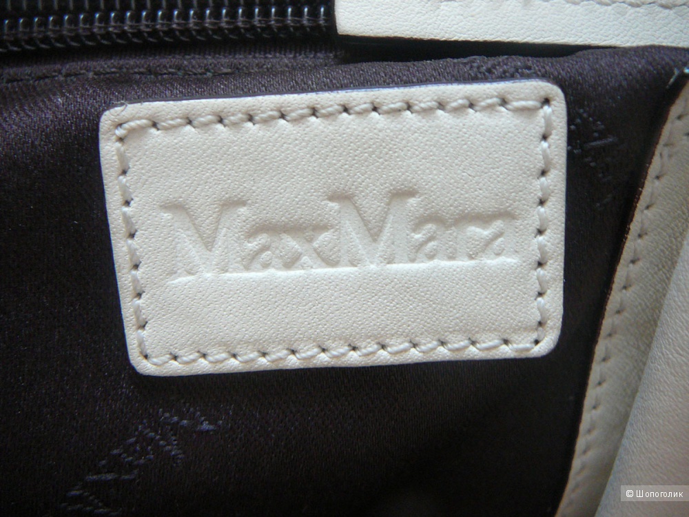 Кожаная сумка Max Mara