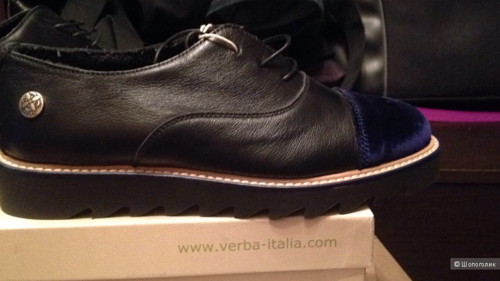 Новые кожаные оксфорды Verba, Италия