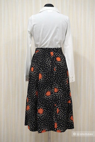 Шелковая юбка с хризантемами от Сони Рикель