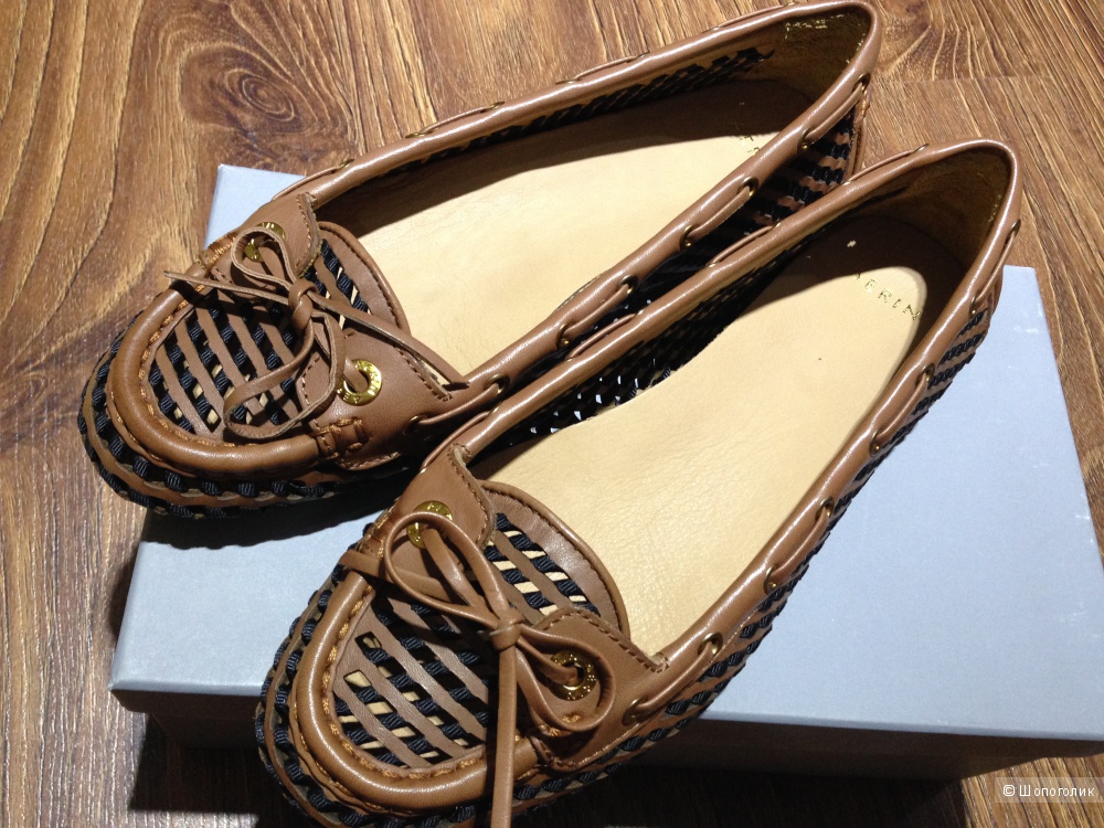 AERIN крутые женские мокасины р.37.5-38 Новые