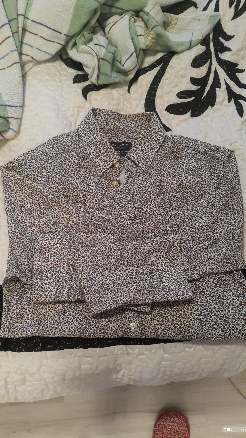Рубашка мужская ,Zara, L размер