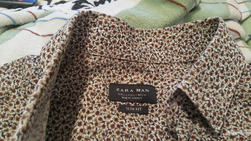 Рубашка мужская ,Zara, L размер