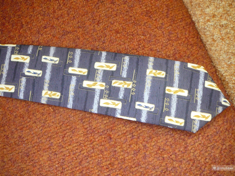 Шелковый галстук, ручная работа